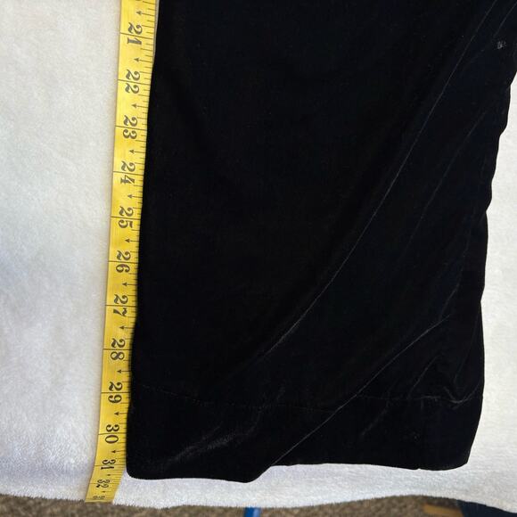 Universal Thread High Rise Extra Wide Leg Velvet Cargo Pants Black Womens Size L - Picture 14 of 15